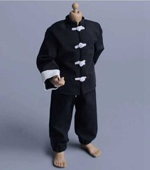 1/12 Scale Soldiers Chinese Tunic Suit Tang Suit Kung Fu Suit Clothes Suits