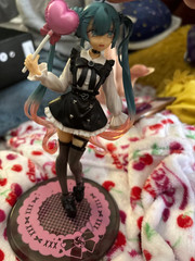 21cm Hatsune Miku Sweet Lolita Figure Heart Wand Anime Statue Model Toy With Box