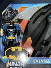 DC BATMAN NINJA STRIKE NIGHTWING JOKER KATANA BLADE BATWING SPIN MASTER LOT OF 4