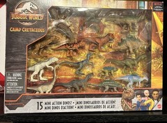 2020 Mattel Jurassic World Camp Cretaceous Dinosaurs: 15 Mini Action Dinos New