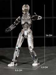 Dummy 13 Action Figure Multi-Jointed Movable Mannequin Robot 3D Printed.