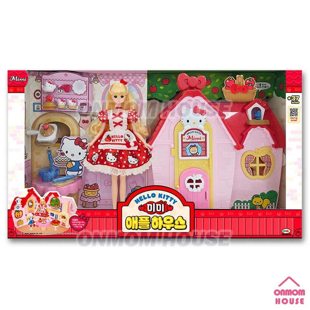 Hello Kitty Mimi Apple House – Korean Mimi Dollhouse Decorated with Hello Kitty