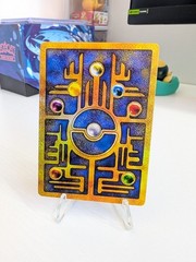 Charizard Red Black Gold Metal Collector Card Textured Unofficial Display