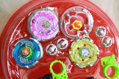 Light Up Metal Master Fusion Rapidity Fight Beyblade Battle W/ Stadium Launcher