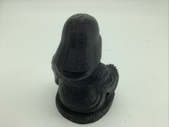 3D Printed 4″ Star Wars Darth Vader Inspired Buddha Figure Black PLA Plastic