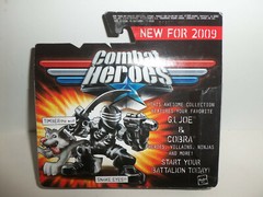 NEW GI Joe Combat Heroes Snake Eyes & Timber San Diego Comic Con Exclusive MIP