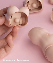 1/6 female E CUP BUST Chest replacement model Worldbox Pale Suntan Figure ❶USA❶