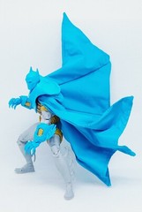 SU-MF-C-KA: Custom Blue Wired Cape for McFarlane Knightfall Azrael Batman