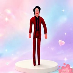 2026 New Style Michael Jackson Cosplay Plush Doll – Jointed Stuffed Figure