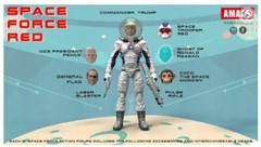 United States SPACE FORCE RED Amazo Toys 4″ in 1:18 Trump figure Eagle Marauder
