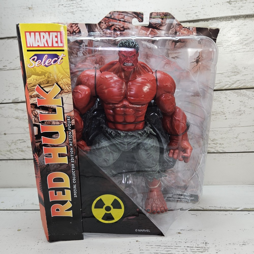 Diamond Select Marvel Select Red Hulk 2019 9″ Adjustable Action Figure Read
