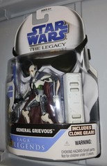 STAR WARS SAGA LEGENDS # 7 GENERAL GRIEVOUS ROTS FIGURE NEW SEALED 2008