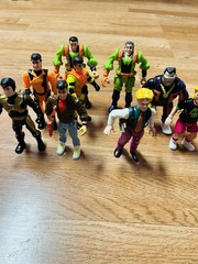 14, 80/90s Toy Lot Of CoolToys! James Bond JR. action figures! + Motu N Others!
