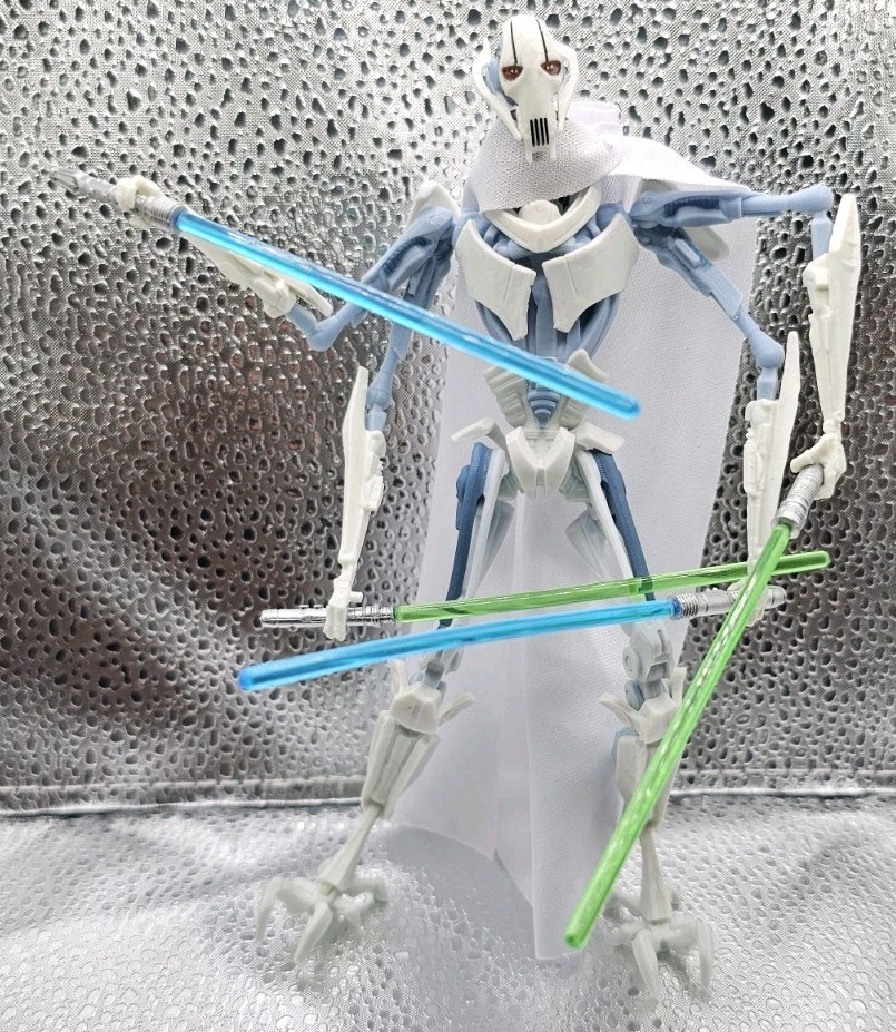 Star Wars Black Series 6″ TCW Walmart Clone Wars 50th General Grievous Complete