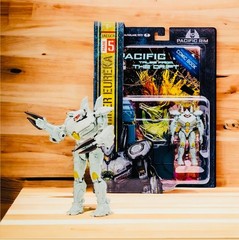 NECA Pacific Rim Striker Eureka Jaeger 4in Figure Playset w Comic NIB