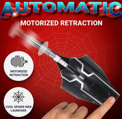 Spider Man Launcher Glove Cosplay Spider String Web Shooter Toys For Children US