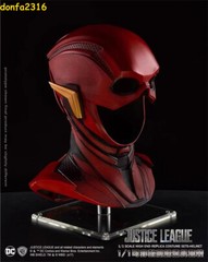 Justice League The Flash Helmet Cosplay Mask Wearable 1/1 Life Size Prop Party