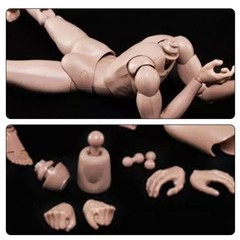New MX02-A 12inch Europe Skin Male Action Figure Body Fit For 1/6 Head Sculptzzb
