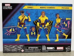Marvel Legends X-Men 60th Gambit Banshee Psylocke 3 Pack Hasbro F7023 NEW