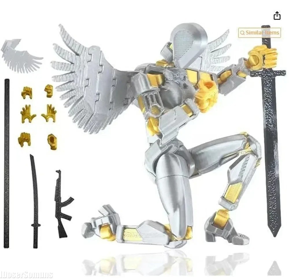 3D Printed Dummy 13 Action Figure Movable Mannequin Robot Toy DIY Poseable Model