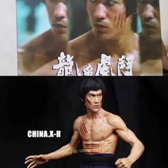 CHINA.X-H Fist of Fury Kung Fu Master Lee 1/6 Resin Tribute Statue Li Xiaolong