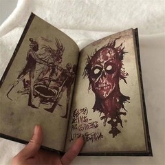 New Necronomicon Resin Dark Magic Book Evil Dead Demon Horror Prop