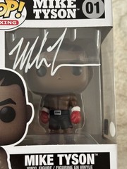 Signed Mike Tyson Funko Pop Boxing JSA Witnessed COA w/ protective case