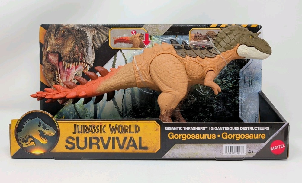 NEW Gorgosaurus Action Figure Jurassic World Survival Gigantic Thrashers