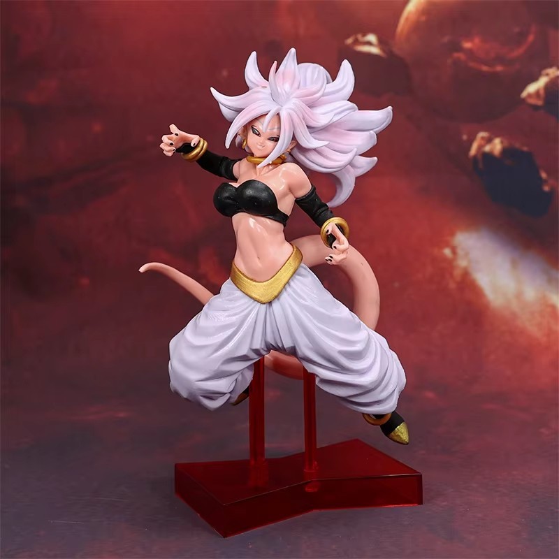 21CM Dragon Ball Android #21 Figure – Standing Fighting Pose Model Toy