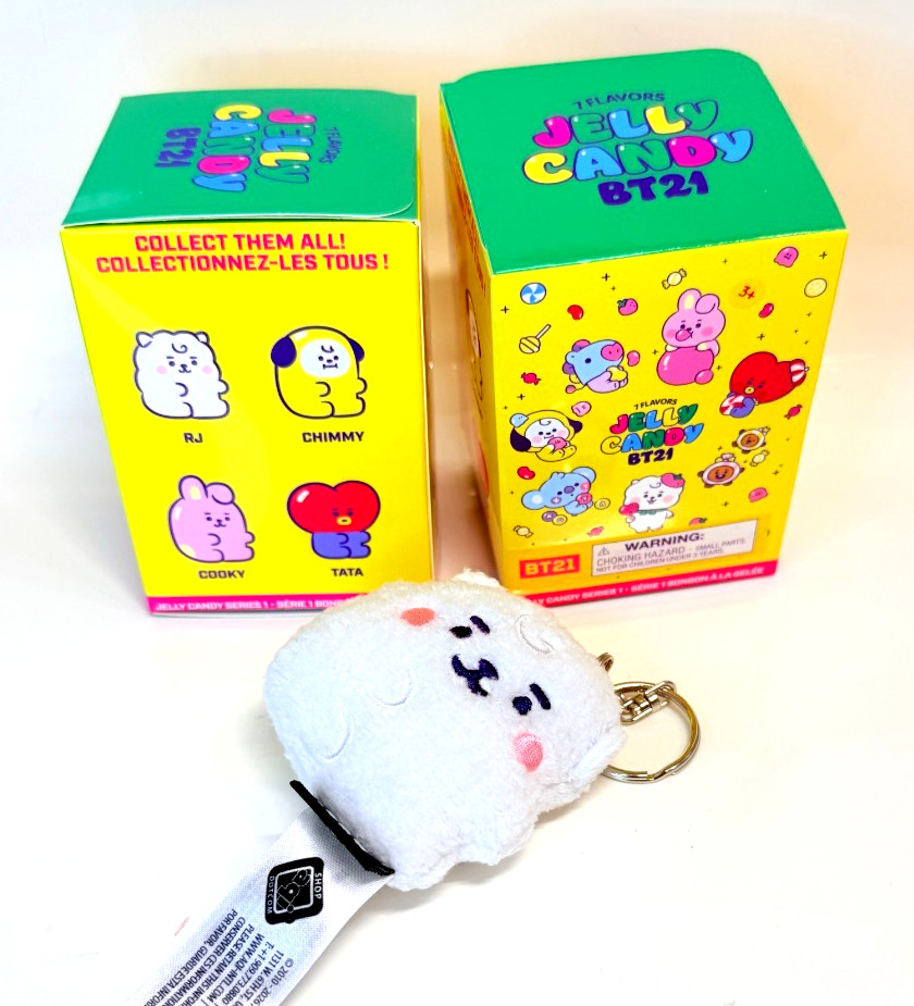 BT21 **JELLY CANDY PLUSH BAG BACKPACK CLIPS** You Choose Color