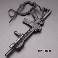 1:6 Scale HK416 M4 Assault Rifle Weapon Gun 12” Action Figure Soldier Plastic