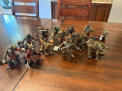 Lot Of 13 Papo Mutants Lizard Tiger Ram Alligator Lion and More! New with Tags!