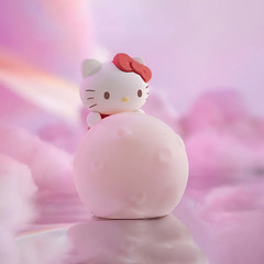 Sanrio Moon Night Light LED Lamp Hello Kitty Kuromi Cinnamoroll My Melody
