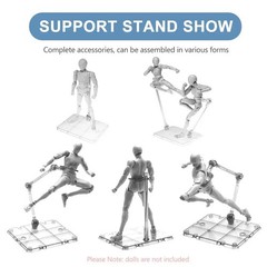 10 × Adjustable Action Figure Display Holder Base Doll Model Support Stand USA