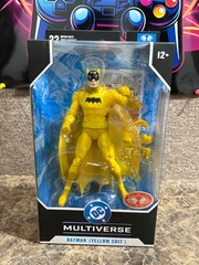 DC Multiverse Batman Yellow Suit Figure Red Platinum Edition McFarlane Toys New