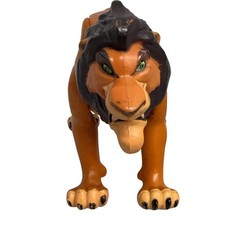 Disney The Lion King Scar Action Figure Brown 5in Plastic Toy Loose Villain