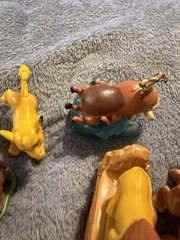 Vintage Disney Lion King Action Figures Lot Of 12 toys Cake Toppers