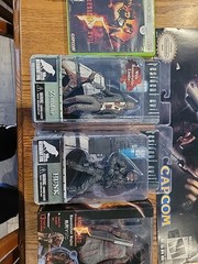 NECA Resident Evil 10th Anniversary Figures Huge Lot GameCube Poster Make Offer