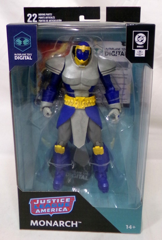 DC Direct Digital Justice League Amercia Monarch 7″ Figure McFarlane New Sealed