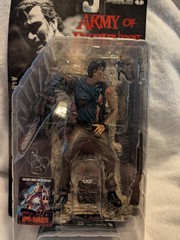 McFarlane Toys Army of Darkness Ash & Evil Ash + Rob Zombie Figure Lot w/ Sword