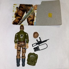 1988 Vintage GI Joe Tiger Force DUKE v2 Figure Complete w/ File Card PC3
