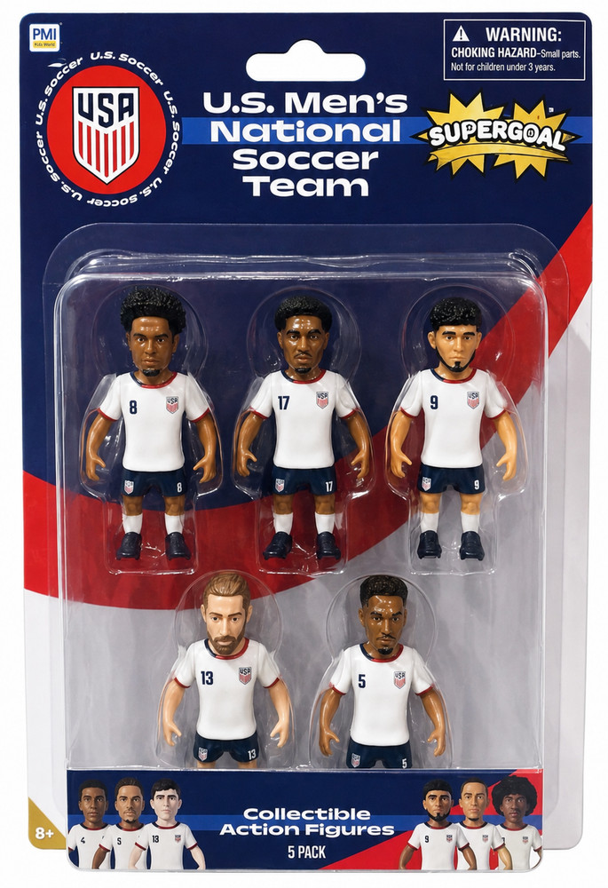 World Cup’26 USA Men’s National Soccer Team Supergoal Collectible Action Figures