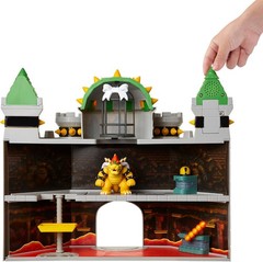 Nintendo Super Mario Deluxe Bowsers Castle Playset W/ Extra Figures N-A1R2S4R4S4