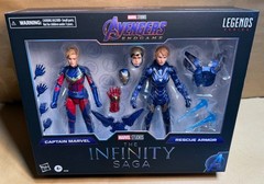Marvel Legends CAPTAIN MARVEL RESCUE ARMOR Avengers Endgame 2 Pack Infinity Saga