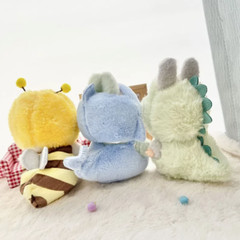 Fits 1,2,3 LABUBU Clothes Set Cute Animal Overall Monsters Plush – NO DOLL