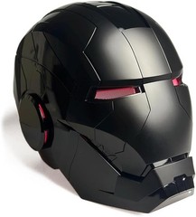 Iron Man Full Black Helmet MK5 1/1 Electronic Voice-controlled Mask Cosplay Prop
