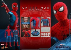Hot Toys Spider-Man MMS679 (New Red & Blue Suit) No Way Home SEALED 1/6 Figure