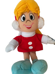 Large Karen Plush Toy from Frosty the Snowman. 14 inches tall. NWT