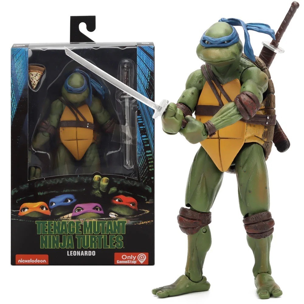 NECA Ninja Turtles 1990 Movie TMNT Teenage Toys Mutant 7″ Action Figure – BNIB