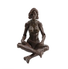 Coffee Brown 1:12 EPIC HACKS Blank Female Action Figure 6″ Boss Fight